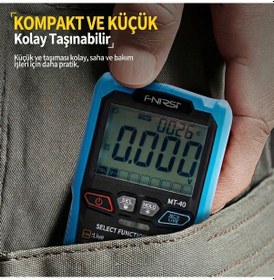 Resim Fnırsı Mt-40 Akıllı Dijital Multimetre 4000 Sayım 