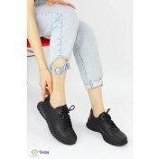 Resim Mammamia Mammimia Kadın Yazlık Spor Tarz Ortopedik Deri Casual Ayakkabı M25/YA-ALTA 