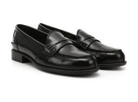 Resim Gönderi(R) Gönderi R Kadın Siyah Rugan Hakiki Deri Loafer Ayakkabı Gdza61324138 Siyah 