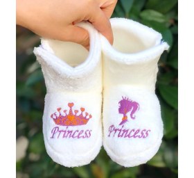 Resim MyChild Çocuk Panduf , Cırt Cırtlı Kaydırmaz Taban Anaokulu Kreş ve Ev Ayakkabısı 