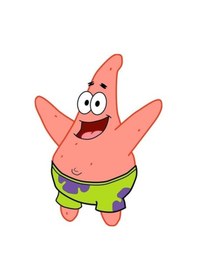 Resim Resimli Tuval 20 X 20 Patrick Deniz Yıldızı 6Lı Boya, Fırça Boyam 