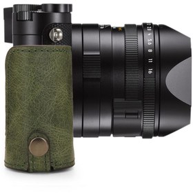 Resim MegaGear Mg1718 Leica Q2, M10 Hakiki Deri Kamera Kılıfı (TEK DİP) 