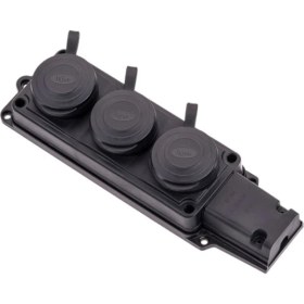 Resim Byes BY10-105 1X16A Monofaze Kauçuk 3'lü Grup Priz IP44 