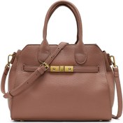 Resim Women's Dark Pink Long Strap Classic Shoulder Bag Derimod