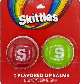 Resim Taste Beauty Skittles Lip Balm Dudak Balsamı 2 x 20 G 