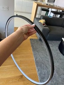 Resim Butel/Sarkıt Avize / 80 cm/Antrasit Gövde / 3 Renk Işık 