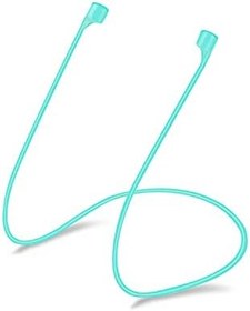 Resim Microsonic Apple AirPods Pro için Manyetik Mıknatıslı Kulaklık İpi Turkuaz [AirPods Pro ile Uyumlu Kılıf - Turkuaz] 