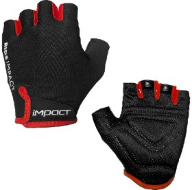 Resim Impact Venta L Kırmızı Kısa Parmak Bisiklet Eldiveni 
