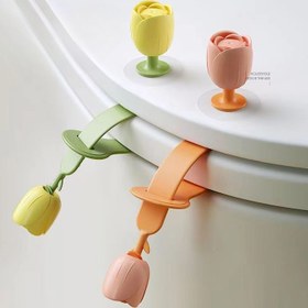 Resim 2 Adet Tuvalet Kapağı Tutacağı - Hayvan Şekilli Tasarım, Dayanıklı Silikon, Kolay Kurulumlu Tuvalet Tutucu, Yaşlı ve Engelliler İçin Ergonomik Tutma Yeri, Yerden Tasarruf Sağlayan Banyo Aksesuarı, Kullanıcı Dostu Tasarım, Pürüzsüz Yüzey 