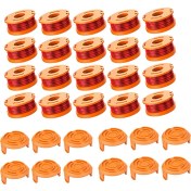 Resim Aiorwel Worx Için Trimmer Makara Misinası Worx Weed Eater Için Yedek Çim Biçme Makinesi Misinası Makara Seti 10FT/3.1M (Yurt Dışından) 