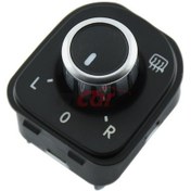 Resim Kraw An-445 Elektrıklı Ayna Ayar Anahtarı Krom Golf Vı Passat / Cc Sharan Tıguan Alhambra 09 16 