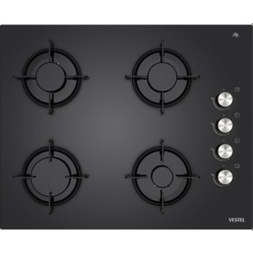 Resim Vestel AO-651041 S 65 CM 4 Gözü Gazlı Ankastre Ocak 