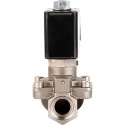 Resim Unox 220 V Ac Paslanmaz Kompresör Yüksek Basınç Normalde Kapalı Solenoid Valf (0,5-40 Bar) 