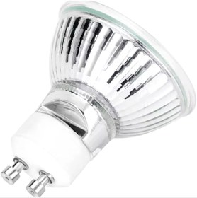 Resim Horoz 50w Gu10 Duylu Sarı Işık Klasik Halogen Çanak Spot Ampul Halogen Lamp 220 Volt Ile Çalışır Sarı Işık 