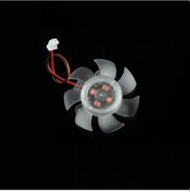 Resim Ekran Kartı Fanı - Soğutucu (Heatsink) Üzeri - 4.5 cm. 12V 0.10A 