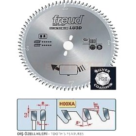 Resim Freud 300*-Lu3D 0600 Trapez Sessiz Testere 