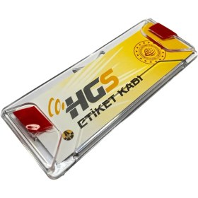 Resim Hgs On Cam Icin Seffaf Plastik Kartvizit Etiket Tutucu 