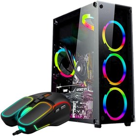Resim Zeiron APX30 Ryzen 5 3600 8GB 120GB SSD + 1TB HDD RX550 Oyun Pc 