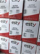 Resim Esty 1350 60 cm Beyaz Aspiratör Çift Motor 