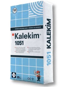 Resim Kalekim 1051-Kalekim - Seramik Yapıştırma Harcı (Gri) C1Te 25 Kg 