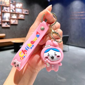 Resim Baijiafu2 Yeni Çizgi Film Animasyon Stitch Serisi Yumuşak Kauçuk Anahtarlık Bebek Çantası Kolye Anahtarlık Küçük Hediye (Yurt Dışından) 