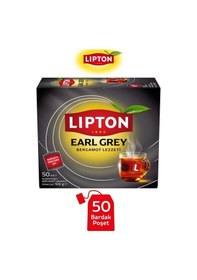 Resim Lipton Earl Grey Bardak Poşet Çay 50li X 6 Adet 