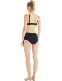 Resim Blackspade 1307 Kadın Essential Maxi Slip Siyah Siyah 
