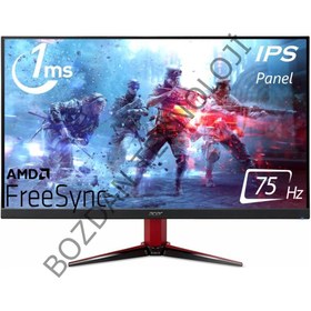 Resim Acer NITRO VG240Ybmiix 23.8'' 75Hz 1ms (HDMI+Analog) FreeSync Full HD IPS Monitör UM.QV0EE.001 