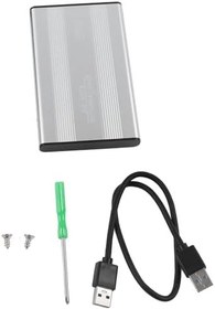 Resim Coverzone 2.5” HDD Harici Disk Kutusu – USB 2.0, 1TB Destekli, Tak-Çalıştır, Ultra İnce & Taşınabilir, Windows & Mac Uyumlu, LED Göstergeli | ZR1075 