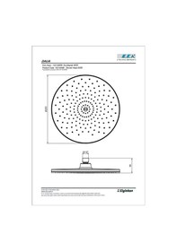 Resim Eca Dalia Ankastre Duş Seti - 3 Yollu / 7 Parça Set 102199771 Krom 