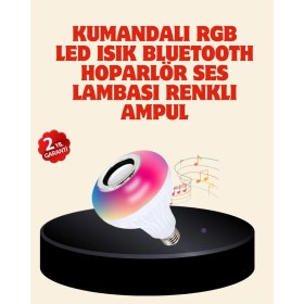 Resim Northcity Bluetooth Rgb LED Ampul - Akıllı Işık ve Hoparlör, E27 Uyumluluk 