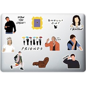 Resim Friends Dekoratif Laptop Notebook Tablet Telefon Sticker Set 01 