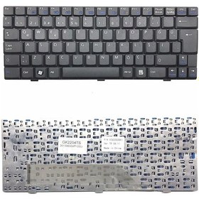 Resim MSI Uyumlu U135DX Klavye - Türkçe Siyah 