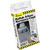 Resim Automix Oto Koltuk Koruyucu Organizer Cepli Şeffaf Automix