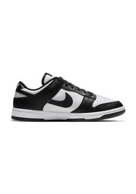 Resim Nike Dunk Low Retro Panda Leather Mens Sneaker Hakiki Deri Günlük Spor Ayakkabı Siyah Beyaz Beyaz - Siyah 