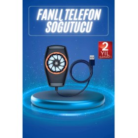 Resim Uravas Store Telefon Soğutucu Cep Telefon Soğutma Fanı Radyatör 