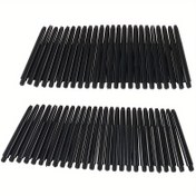 Resim 50 adet 48mm Naylon Dart Sapları - 2BA Vida Konu içerir, Hassas Hedefler için Çubuk Gövde ve Koruma Halkası içerir, İç ve Dış Mekan Oyunları için İdeal 
