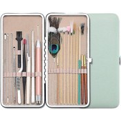 Resim Vkemall "23 Parçalık Led Işıklı Kulak Bakım Seti - Kulak Kiri Temizleme Aletleri" 