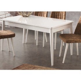 Resim Bera Beyaz Hürrem Açılabilir Masa Beyaz 