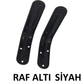 Resim Metal Boyalı Lüx Siyah Raf Altı 5x6 - 2 Adet 