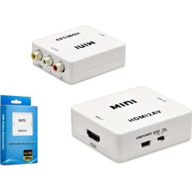 Resim Hadron Hdx1281 Hd Video Convertor Hdmi (İn) To Av (Out) Beyaz 