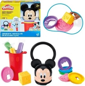 Resim Hype Store Play-Doh Junior Happy Üst Üste Dizilebilir Okul Öncesi Oyuncak Seti 