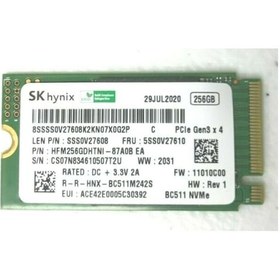 Resim Skhynıx HFM256GDHTNI 256 GB BC511 NVMe M.2 Mını SSD 