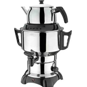 Resim ALDENTE 4,5 Lt Çelik Sade Aldante Elektrikli Semaver 