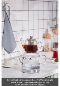 Resim Karaca Dora Midi Borosilikat Cam Çaydanlık 