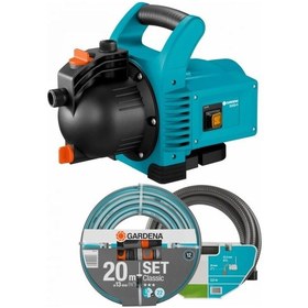 Resim Gardena 1717 Classic Bahçe Pompası Seti 3000/4 
