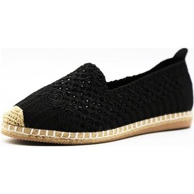 Resim De Scario 112 Kadın Örme Sandalet Siyah 