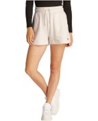 Resim Kadın Tjw Pamuklu Şort - Beyaz Ancient White 