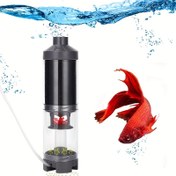 Resim Sessiz Akvaryum Temizleyici | Aerodinamik 3'ü 1 Arada Filtrasyon Sistemi | Otomatik Atık Ayrımı ve Toplama + Su Arıtma | Çift Aşamalı Balık Tuvaleti | Enerji Verimli, Elektrik Gerektirmez (Hava Pompası Gereklidir) | Deniz ve Tatlı Su Tankları İçin İdeal | Piller Gerektirmez, Akvaryum Temizleyici, Akvaryum Filtrasyonu İçin Temel Akvaryum Aksesuarı 