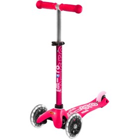 Resim Micro Mini Deluxe Led Pink Unisex Çocuk Pembe Scooter 